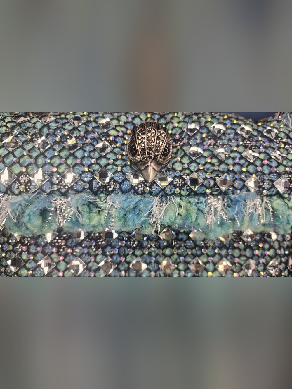 Kurt Geiger London Mini Kensington Tweed Convertible Crossbody Bag NWT - Picture 6 of 16